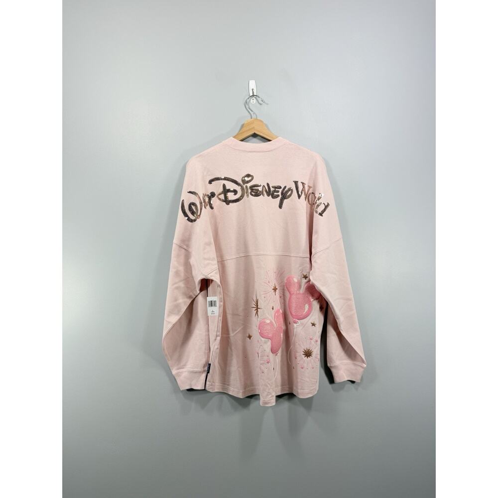 2026 Disney Spirit Jersey Walt Disney World Pink Balloon Long Sleev Sweatshirt L - Picture 13 of 13